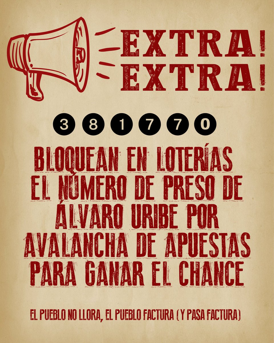 EXTRA EXTRA

Si no jugó el chance a tiempo, yaper.