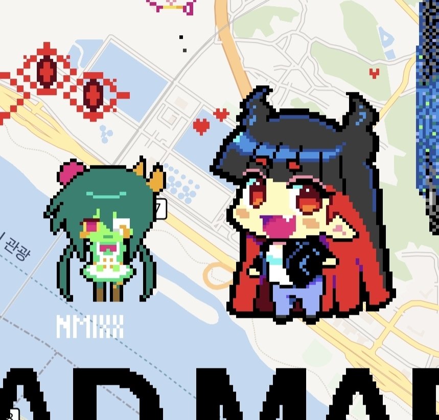 Lucy &amp; Fero in wplace :]
with the help of my followers.
if you want to visit, it's next to Seoul.