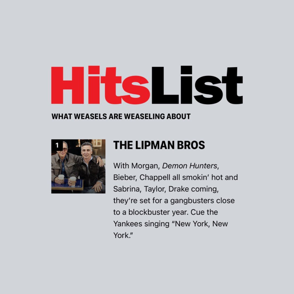 ‼️| Taylor Swift will release new music this year! 

— According to <a href="/HITSDD/">HITS</a>