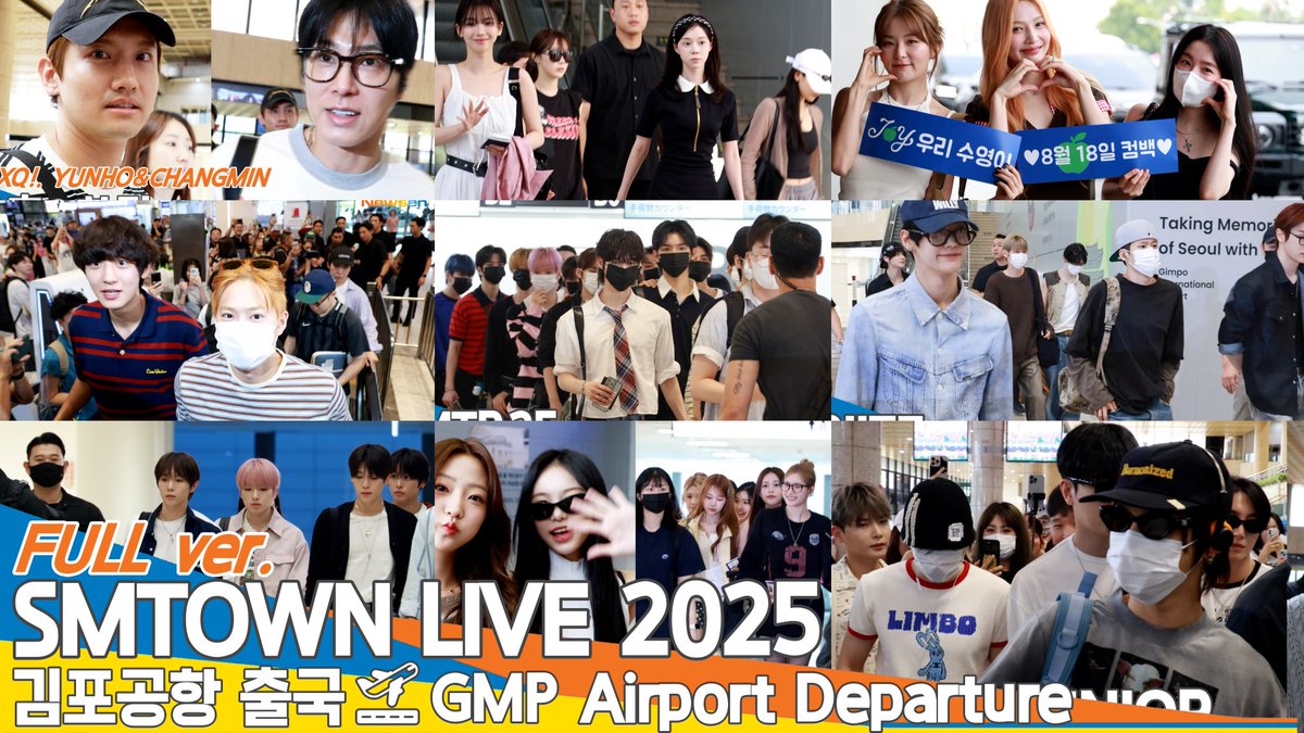 [FULL ver.] SMTOWN, 김포국제공항 출국✈️'SMTOWN LIVE 2025 in TOKYO' GMP Airport Departure 2025.8.8 Newsen 

youtu.be/Vj-yPn163fo?si… 출처 <a href="/YouTube/">YouTube</a> 

#SMTOWN  #강타  #슈퍼주니어 #SuperJunior #TVXQ! #동방신기 #소녀시대 #효연 #GirlsGeneration #HYOYEON #샤이니 #민호 #SHINEE #MINHO