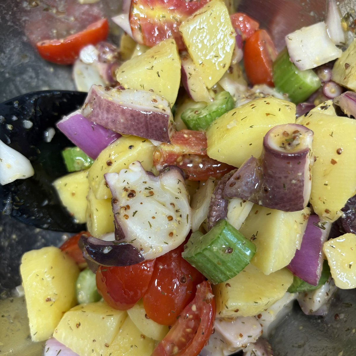 주말의 요리 : 문어샐러드