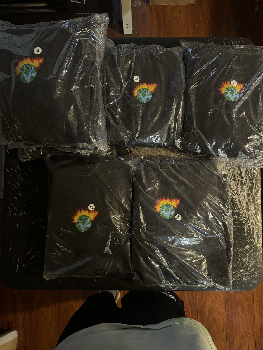 Burning Planet 4 Year Anniversary Hoodies I have left

DM me to order