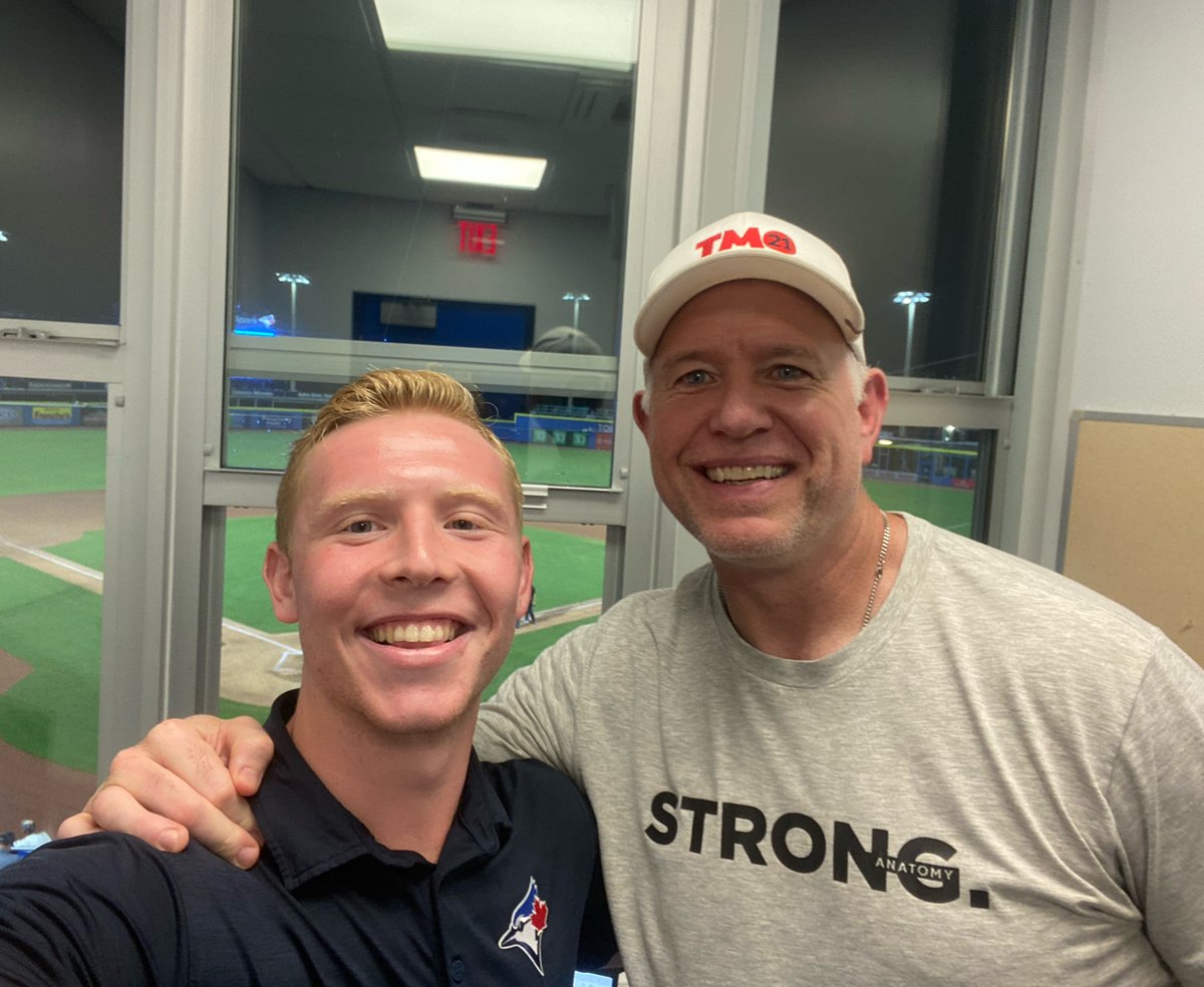 A huge thanks to Sean Casey, <a href="/TheMayorsOffice/">Sean Casey</a>, for joining me in the booth while his son, Jake, logged his first pro three-hit game!