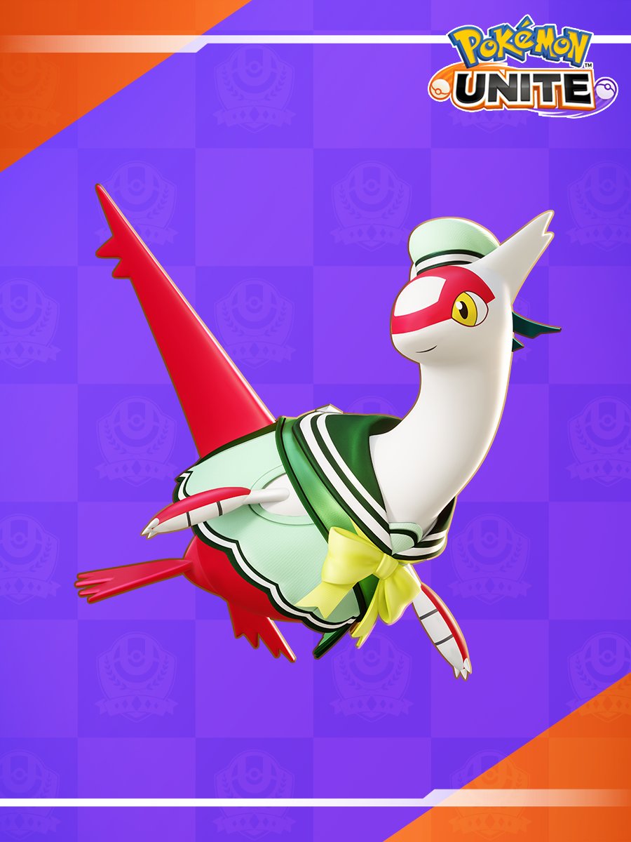 Latias, along with its Marine Style holowear, are now available in #PokemonUNITE!