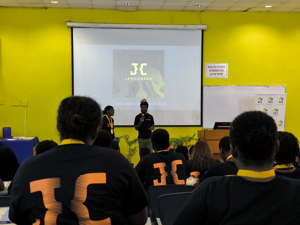 jamcoders's tweet image. Two weeks since the conclusion of JamCoders 2025! Congratulations to all the graduates, and thank you to all teachers, chaperones, organizers and other staff, and donors. Applications have already opened for JamCoders 2026 on our website -- jamcoders.org.jm/#apply