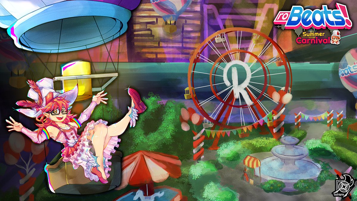 The RoBeats Summer Carnival is here! 🎡🎪
New art by OwEnigma (and two new 🎵 by two of our favorite artists).