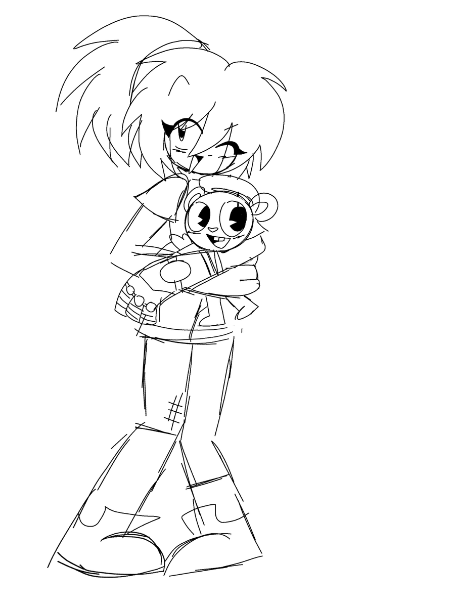 SneakyShampoo's tweet photo. W.i.p drawing for an au I may or may not finish...,,, father and daughter 
(GIRLS NAME IS MAE!!!)

#HappyTreeFriends #HTF #HTFFlippy #HappyTreeFriendsFlippy https://t.co/e9F9k2cDLi