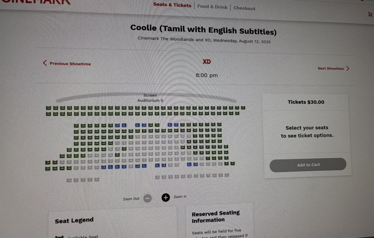 whereismanny's tweet image. I need someone from India Twitter to put me on game. 

Wtf is Coolie and how is half of a giant theater sold out 5 days out, charging $30 a ticket. Is this your Avengers????