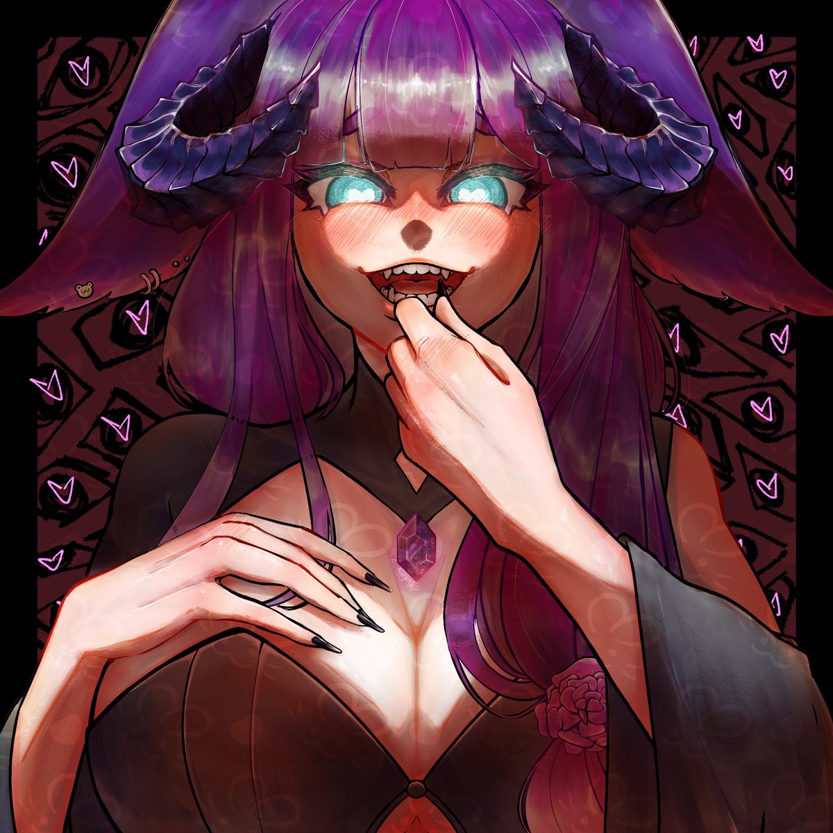 Finished another comm~ 
Thank you <a href="/boa_coomi/">Boa - Succubunny Vtuber</a> for commissioning me! <3
#VGenComm