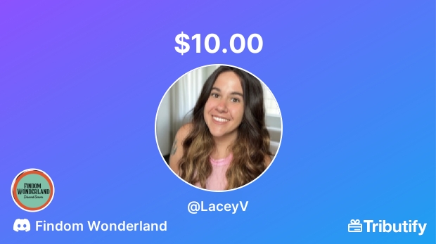 Findom Wonderland Discord (@wonderlandfind) on Twitter photo Yay! Somebody sent a custom gift for $10.00 on <a href="/mytributify/">Tributify Wishlist</a> via "Findom Wonderland 🌀" discord server ✨💙🌟💸
Support me, buy me gifts, & more on Tributify!
tributify.com/LaceyV Yay! Somebody sent a custom gift for $10.00 on <a href="/mytributify/">Tributify Wishlist</a> via "Findom Wonderland 🌀" discord server ✨💙🌟💸
Support me, buy me gifts, & more on Tributify!
tributify.com/LaceyV
