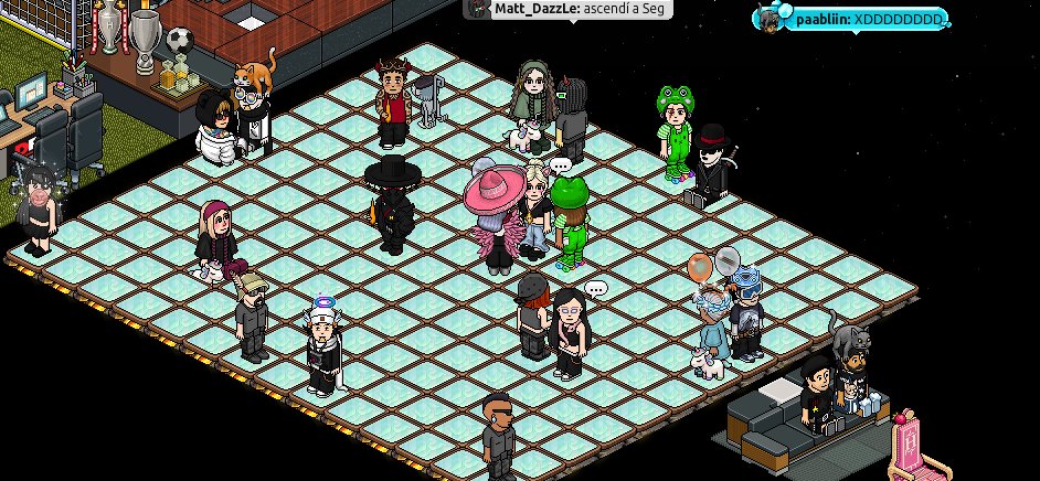 Noche TRANQUI en Interpol 🌙

¡Únete a nuestra agencia y diviértete! 🎉👊

TRIPLE PAGA SEMANAL 🪙

#Habbo #habboes