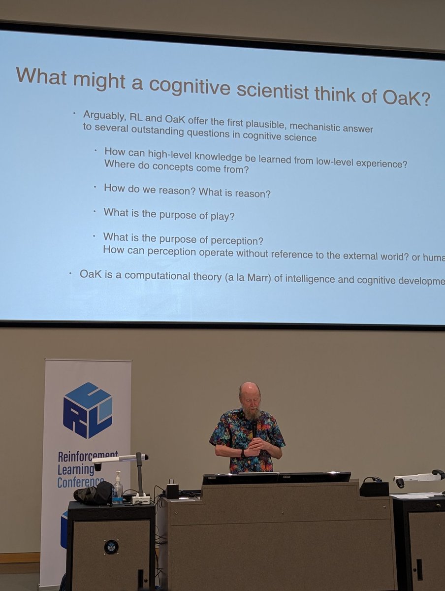 Pablo Samuel Castro (@pcastr) on Twitter photo Was great listening to Turing award winner Rich Sutton tell us about his vision for the future of RL (and AI) <a href="/RL_Conference/">RL_Conference</a> ! Was great listening to Turing award winner Rich Sutton tell us about his vision for the future of RL (and AI) <a href="/RL_Conference/">RL_Conference</a> !