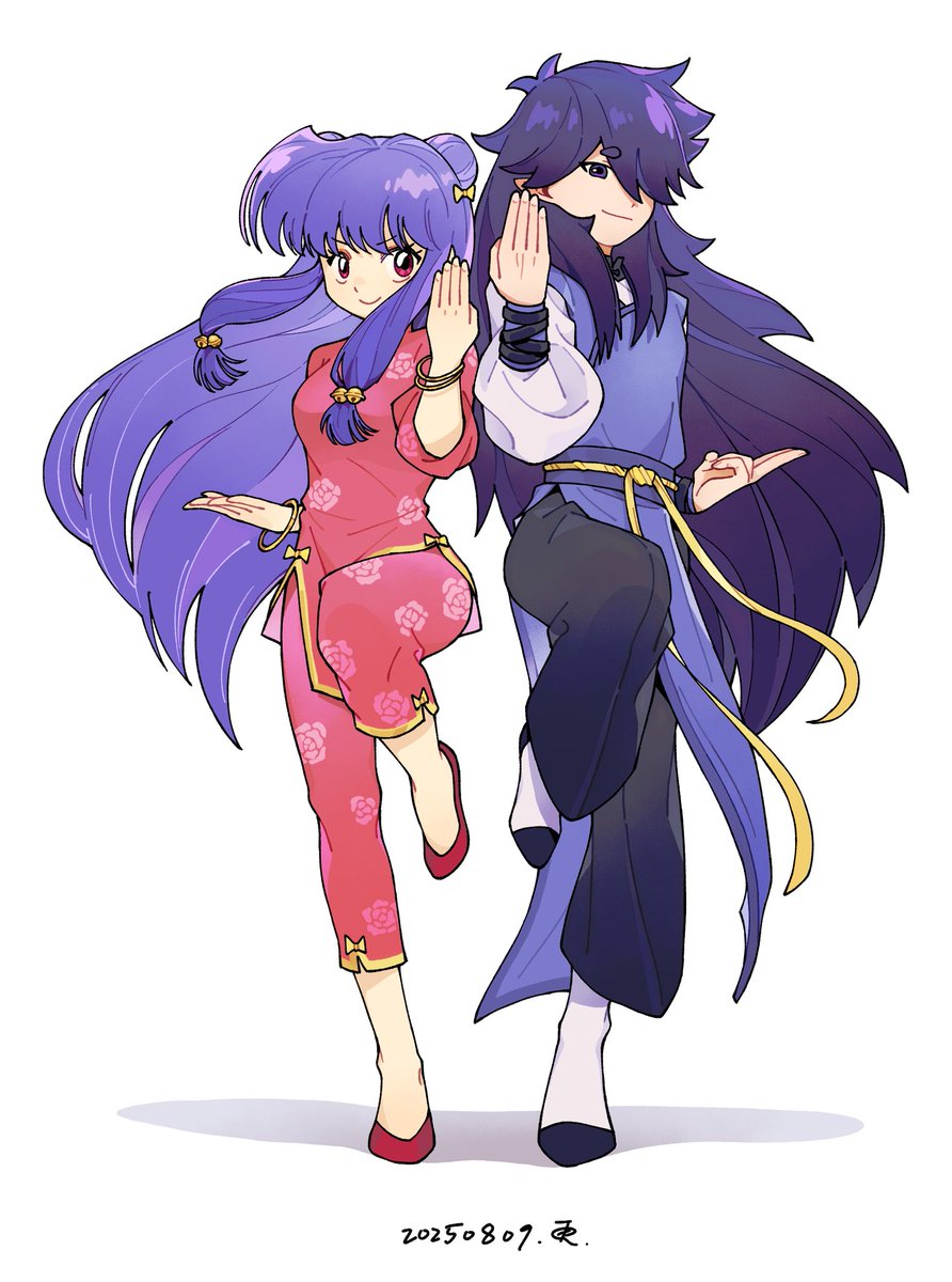 习武之紫毛女紫毛男
#らんま #ranma #罗小黑战记 #羅小黑戰記 #Shampoo #风息