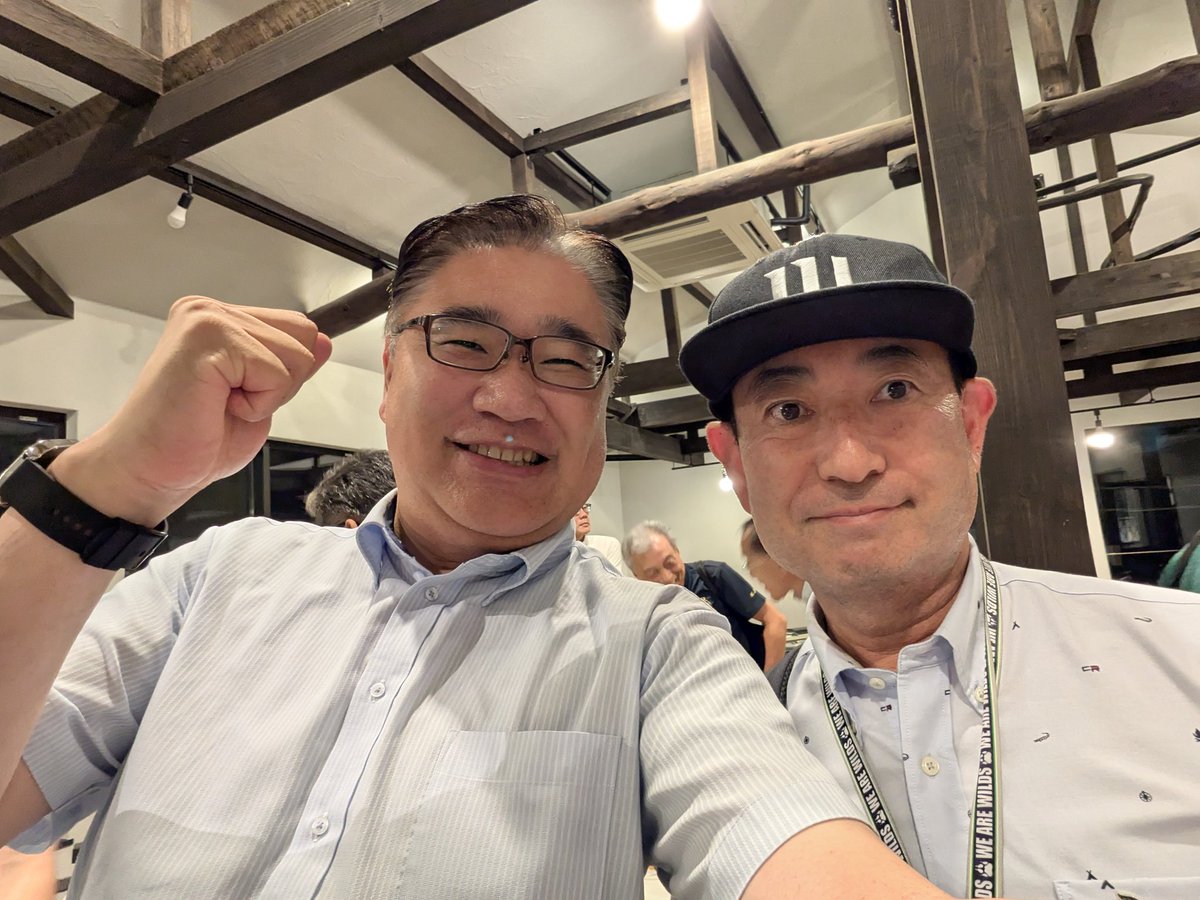 takada_kiyohisa's tweet photo. 昨日は、東大和市商工会主催の意見交換会に参加させていただきました。
多摩湖畔の素敵な空間「#SAYAMABASE」で、充実したひとときを過ごしました。
「どうすれば東大和をもっと元気にできるか?」――
地域で活躍されている多くの皆様と率直な意見を交わすことができ、大変有意義な機会となりました。いただいた声を、今後の政策にしっかり反映してまいります。
📸写真は、高橋章商工会長、栗原和治理事(#神明湯)、プロアイスホッケーチーム #東京ワイルズ の岡本博司代表取締役と。
#東大和市 #商工会 #地域の声を都政に #だから高田 #公明党