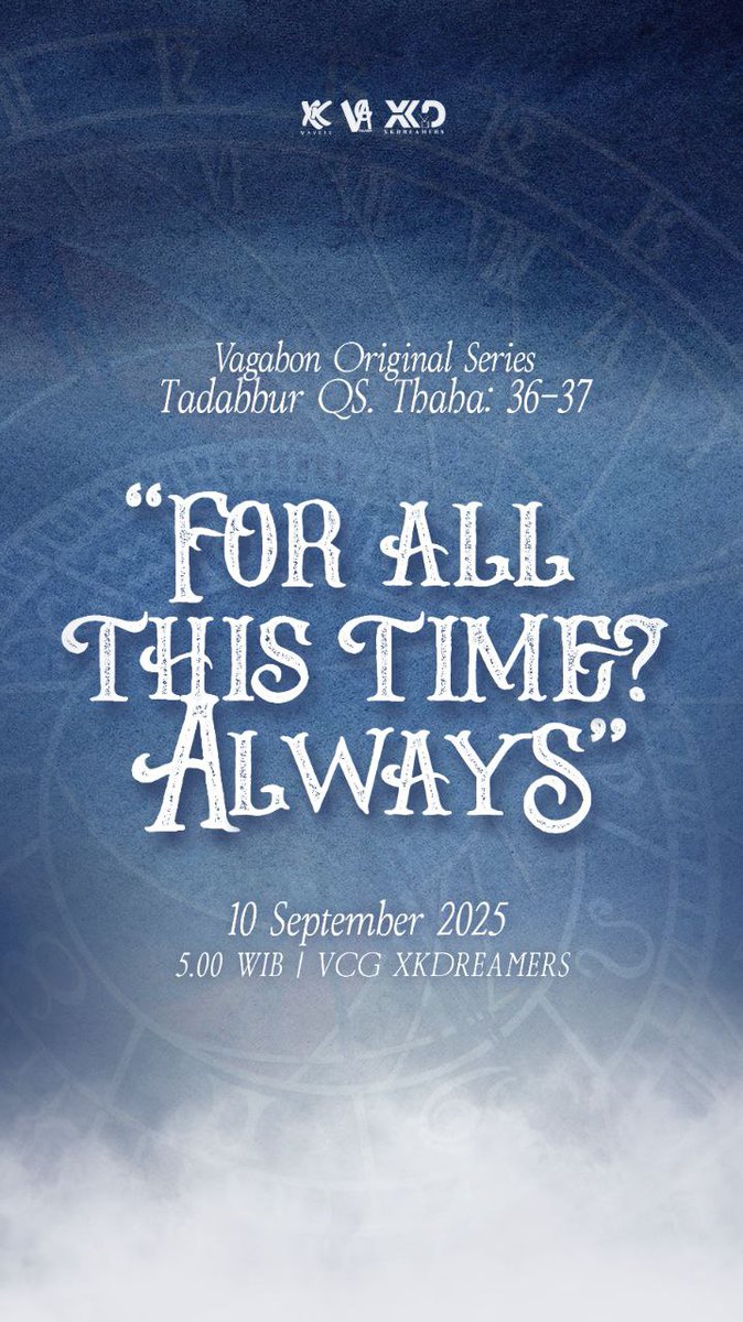 VAGABON ORIGINAL SERIES: 
FOR ALL THIS TIME? ALWAYS"

Dreamers yuk ikutan, menambah pahala di bulan kemerdekaan ini 🥰

📹 : Live Via Voice Call Telegram XKdreames
⬇️⬇️⬇️⬇️⬇️⬇️⬇️⬇️⬇️⬇️⬇️
t.me/+wvDf5P3FW5VmM…

Keep Curious Keep Vagabon
We're KDrama Lovers  but Extraordinary