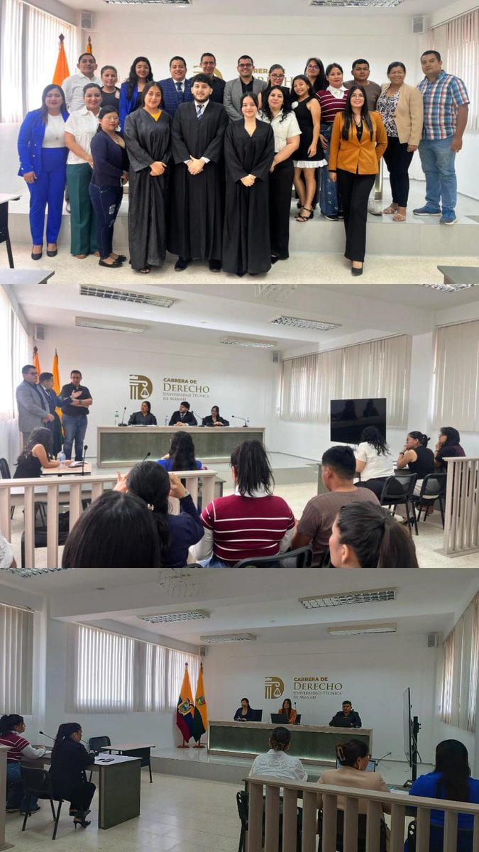 Realizamos Simulación de Audiencia de Derecho Internacional Público y Derechos Humanos"Casos del Sistema Interamericano de Derechos Humanos"

Actividad realizada con estudiantes de #DDHH y Derecho Internacional  de Carrera de Derecho <a href="/UTMManabi/">Universidad Técnica de Manabí</a>  <a href="/santiagoquirof/">Santiago Quiroz Fernández</a> <a href="/kleberGuerreroA/">Kleber Guerrero Aray</a>