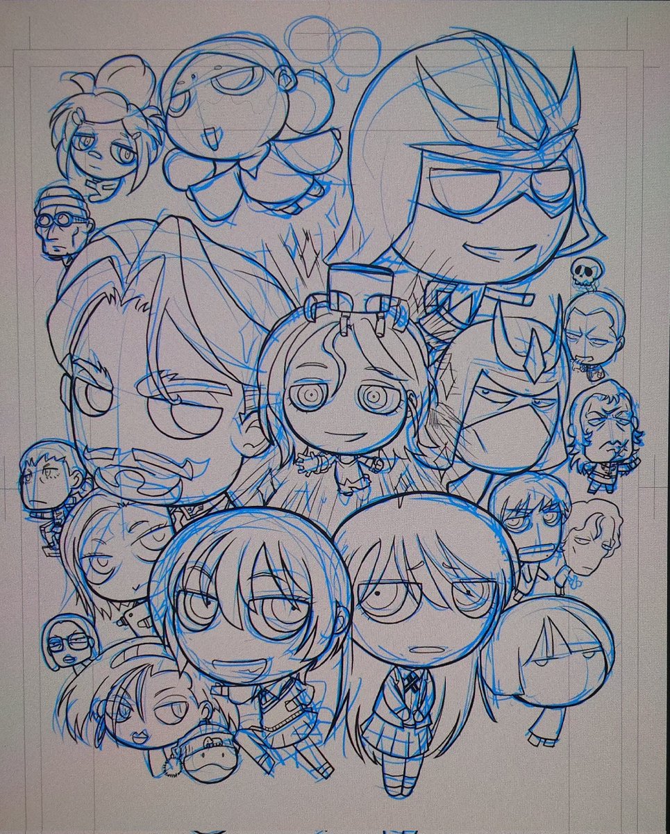 Qmaheidan's tweet photo. やっと表紙イラストに取りかかって、
それなりのトコまで漕ぎ着けました😅
今週がヤマ場だけど、コミケは前日までが準備期間(^q^)
期間いっぱい頑張ります＼(^o^)／
＃C106 #夏コミ 
＃コミックマーケット
 #コミケ
＃コミックマーケット106
 #コミケ106 
#GQuuuuuuX 
#ジークアクス https://t.co/cDzCY3ZPuZ