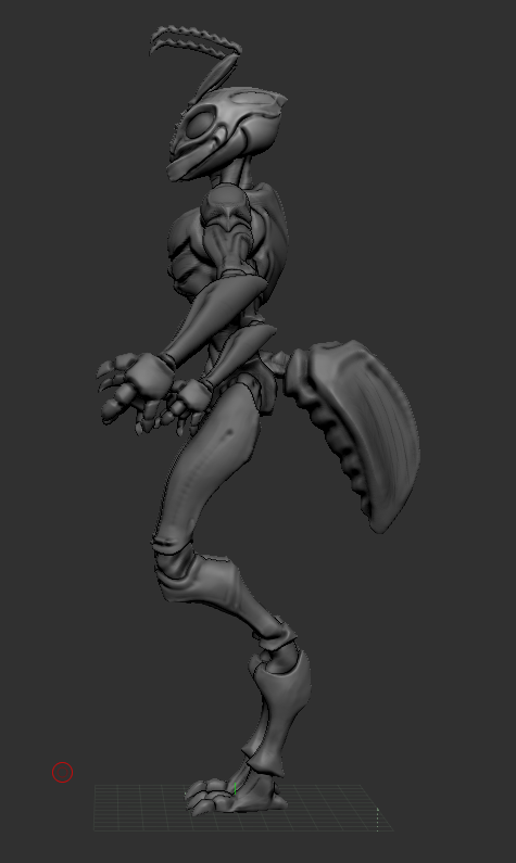Layir25's tweet photo. More #3dsculpting in #zbrush. First full body figure. Still don't really know how to pose it though.

#insect #bugs https://t.co/iPsDcEwGsc