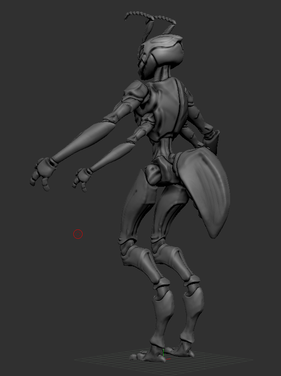 Layir25's tweet photo. More #3dsculpting in #zbrush. First full body figure. Still don't really know how to pose it though.

#insect #bugs https://t.co/iPsDcEwGsc