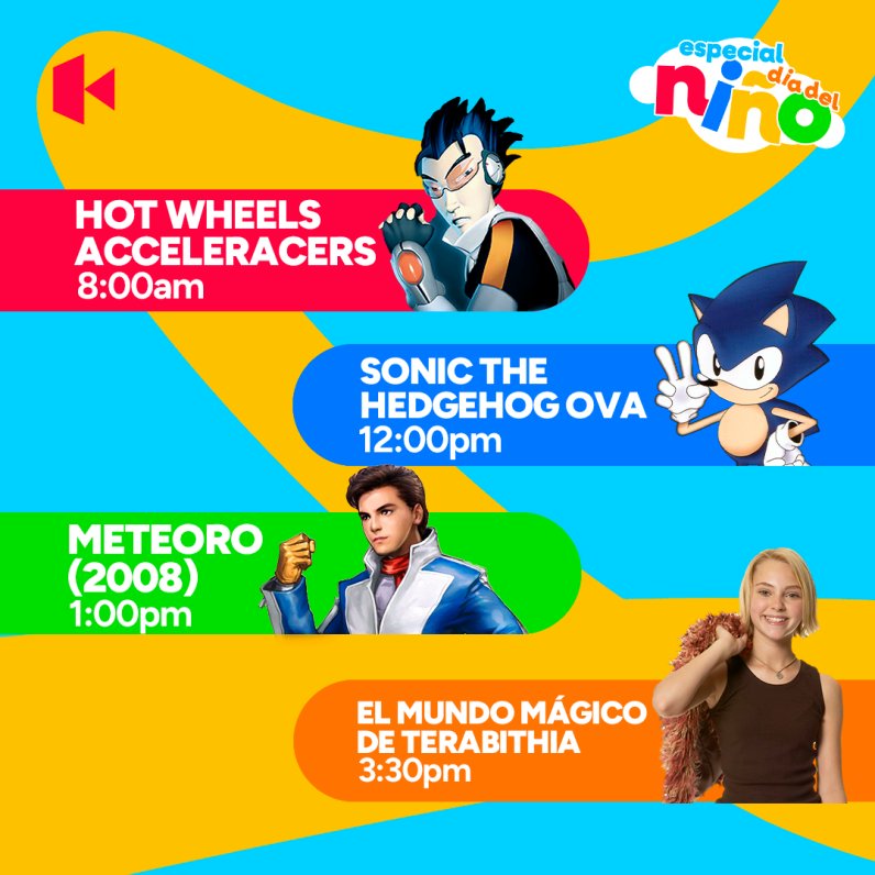 MyKanadeCL's tweet photo. 🎉📺 Este domingo celebramos el Día del Niño en Kanade TV 📺🎉
Durante todo el día estaremos transmitiendo una selección de películas llenas de aventura, risas y nostalgia. Porque el niño que llevamos dentro también merece festejar.
Día del Niño - Todo el día por Kanade TV. https://t.co/6IkomJKrhG