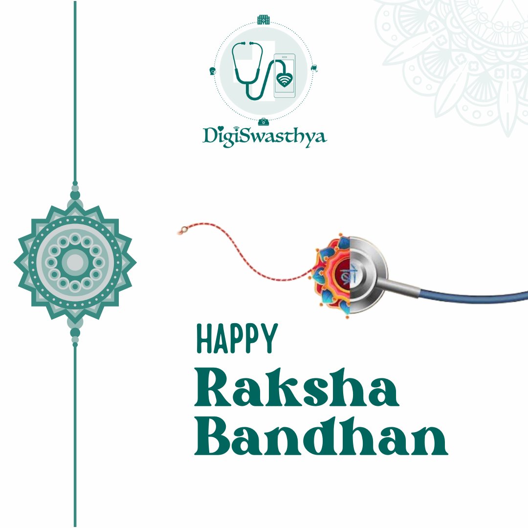 DigiSwasthya Foundation (@digiswasthya) on Twitter photo This Raksha Bandhan, let’s celebrate the bond of care, protection, and health.
Because every rakhi tied is a promise to safeguard — just like we do every day. 💙🩺
#HappyRakshaBandhan #BondOfCare #DigiSwasthya #explorepage This Raksha Bandhan, let’s celebrate the bond of care, protection, and health.
Because every rakhi tied is a promise to safeguard — just like we do every day. 💙🩺
#HappyRakshaBandhan #BondOfCare #DigiSwasthya #explorepage