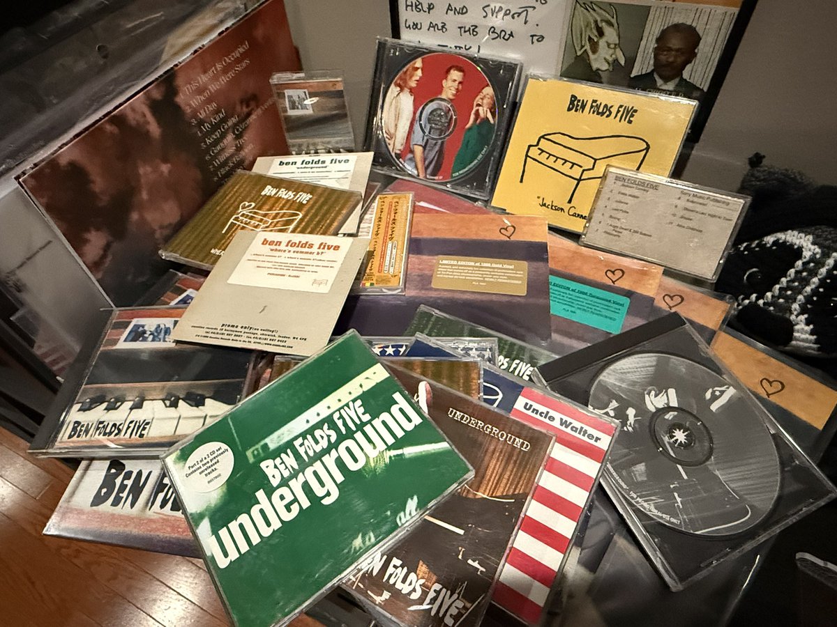 Happy 30th birthday to the self-titled Ben Folds Five album. Here are a few variations, promos, and singles from my collection.