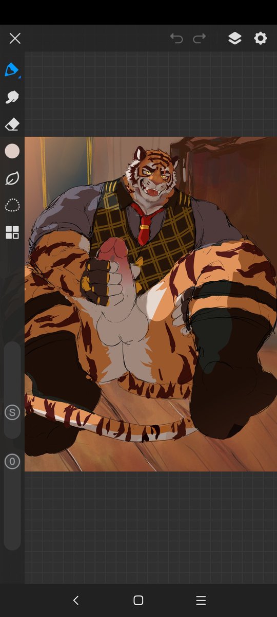 tiger_jiebao's tweet image. #Fortnite Oscar
之前没画完的草稿，换了手机之后好像文件丢了…