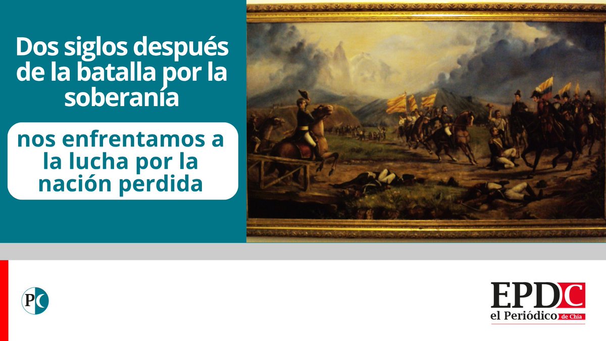La narrativa heroica de la independencia, donde se anteponía el bien general a cualquier interés personal, parece un eco lejano frente a la realidad de hoy.

Nota completa en: bit.ly/4llPNe1

#editorial #elperiodicodechia #batalladeboyaca