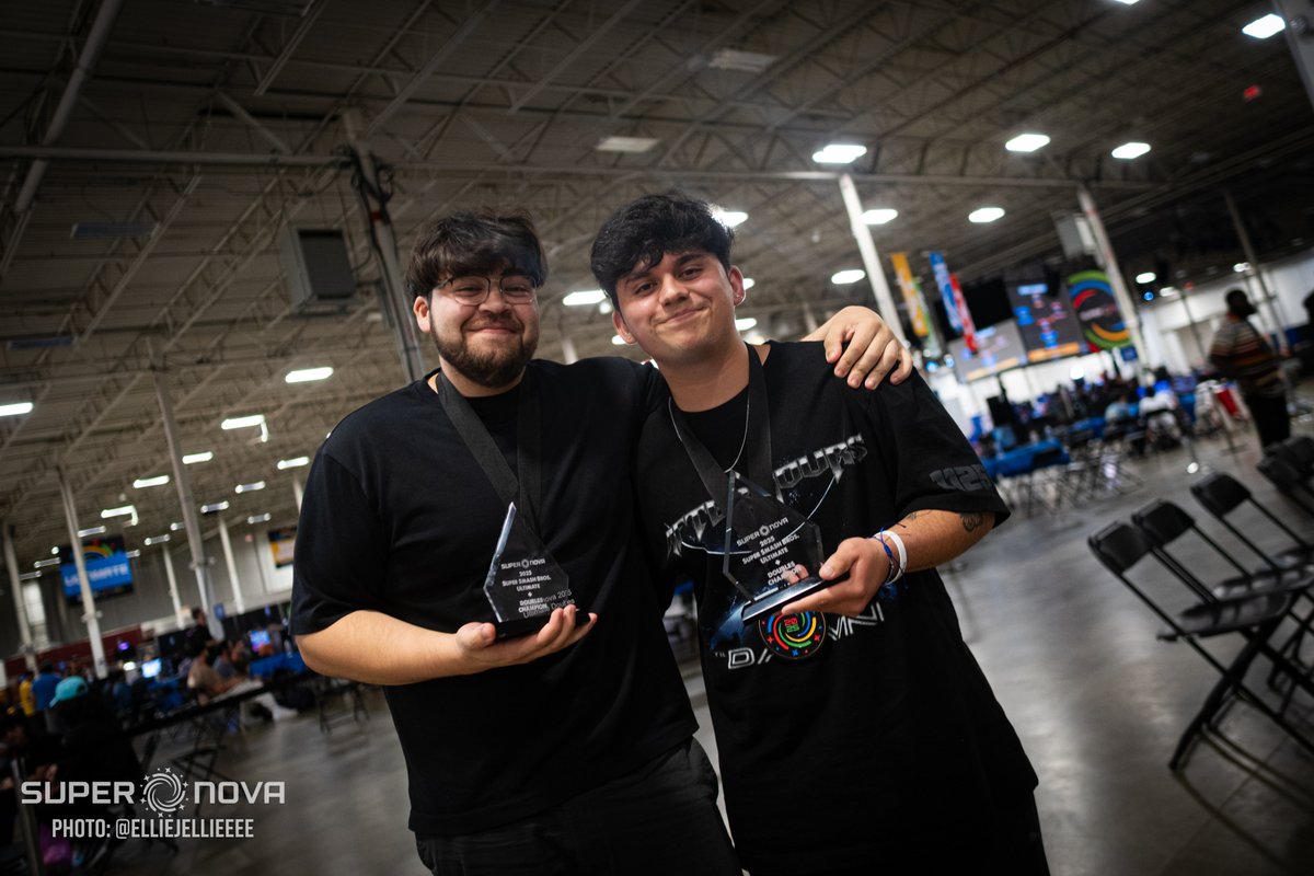 Congratulations to your Super Smash Bros. Ultimate Doubles Champions, <a href="/LouieMoney98/">Lui$</a> and <a href="/Kurama_Smash/">Gen.G | Stacked | Kurama</a> 🏆

#Supernova2025