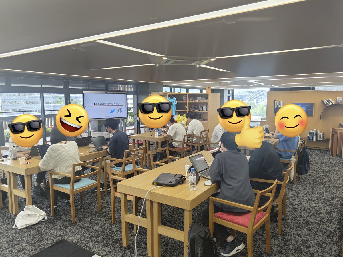 huhicoder's tweet image. 合同ハッカソン開催中です！