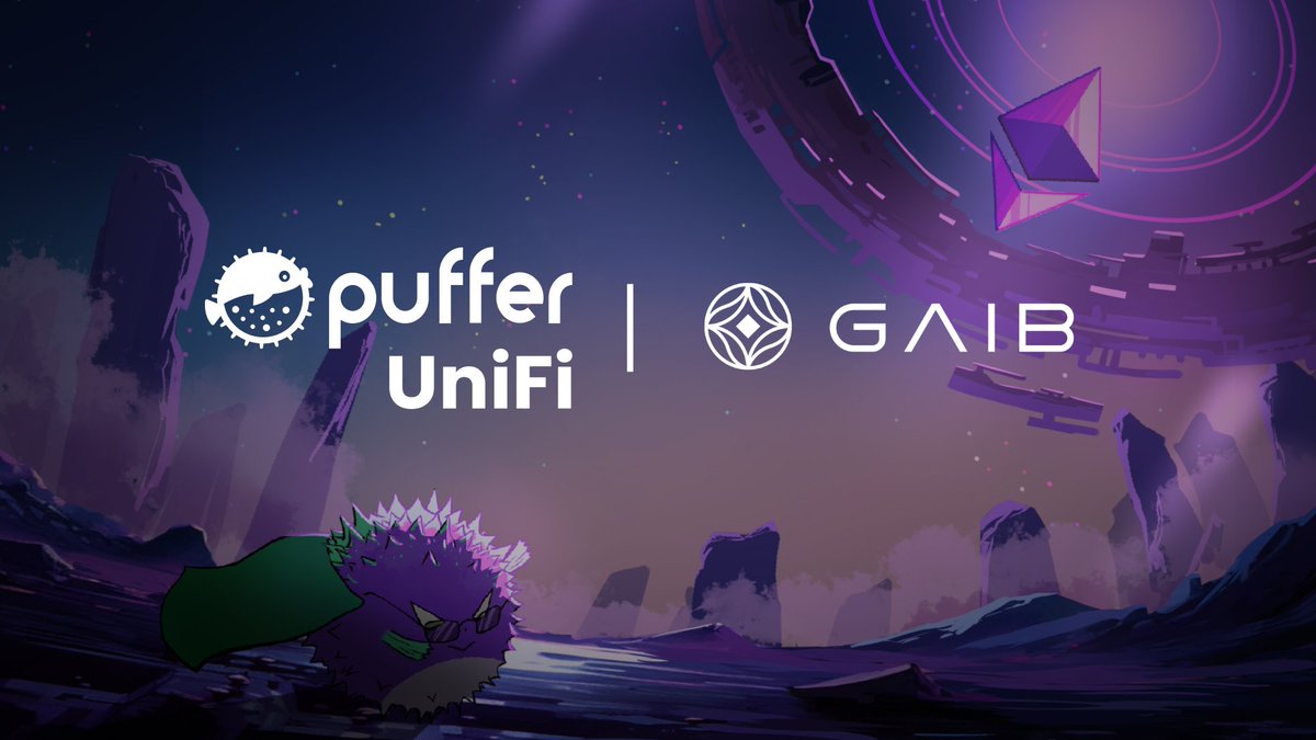 Nemouniverse_'s tweet photo. 🚀 GAIB x Puffer UniFi: Powering the Future of DeFi

The partnership between GAIB and Puffer UniFi isn’t just a collaboration it’s a fusion of innovation and opportunity.  

Together, we’re bridging AI-driven blockchain intelligence with next-gen liquid staking to redefine DeFi. https://t.co/g0wKyByfzX
