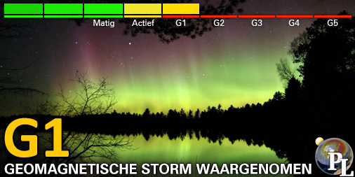 G1 - Kleine geomagnetische storm (Kp5)
Drempel bereikt: 02:31 UTC
Volg het live op spaceweather.live/l/kp