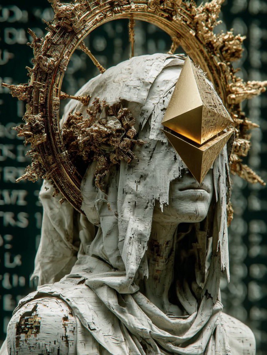 Chazz Gold (@chazz_gold) on Twitter photo 🚨 Limited Edition Drop 🚨
44 pieces • 0.004 ETH each
"Crown of the Fourth Kingdom" — celebrating Ethereum’s rise above $4K.
Techno-divine, glitch-forged, gold ETH sigil piercing the veil.
When code becomes cathedral. ⛓✨
Mint now via <a href="/manifoldxyz/">manifold.xyz</a> ➡️ ⬇️ link below 🚨 Limited Edition Drop 🚨
44 pieces • 0.004 ETH each
"Crown of the Fourth Kingdom" — celebrating Ethereum’s rise above $4K.
Techno-divine, glitch-forged, gold ETH sigil piercing the veil.
When code becomes cathedral. ⛓✨
Mint now via <a href="/manifoldxyz/">manifold.xyz</a> ➡️ ⬇️ link below
