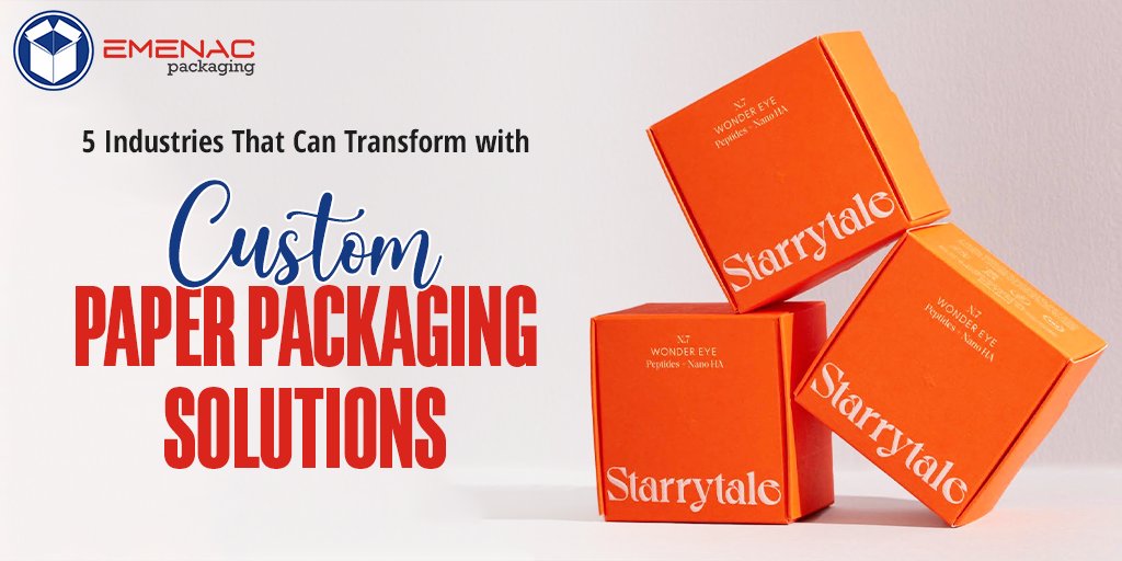 EmenacPackUSA's tweet image. Custom paper packaging is doing more than reducing plastic, it's helping businesses stand out, connect with eco-conscious customers, and create memorable brand experiences.  

📖Read More: shorturl.at/afY6Z
.
.
.
#EmenacPackagingUSA #custompaper #packaging #packagingcompany