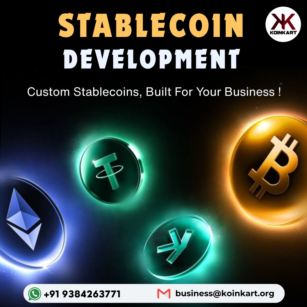 KoinKart's tweet image. We provide end-to-end Stablecoin Development to launch secure, steady crypto. Ensure stability, trust &amp;amp; smooth use for payments &amp;amp; investments

Visit: koinkart.org/stablecoin-dev…

#StablecoinDevelopment #AskBinance #Vietnam #India #Pakistan #USA #UK #UAE #Kenya #Bolivia #Philippines