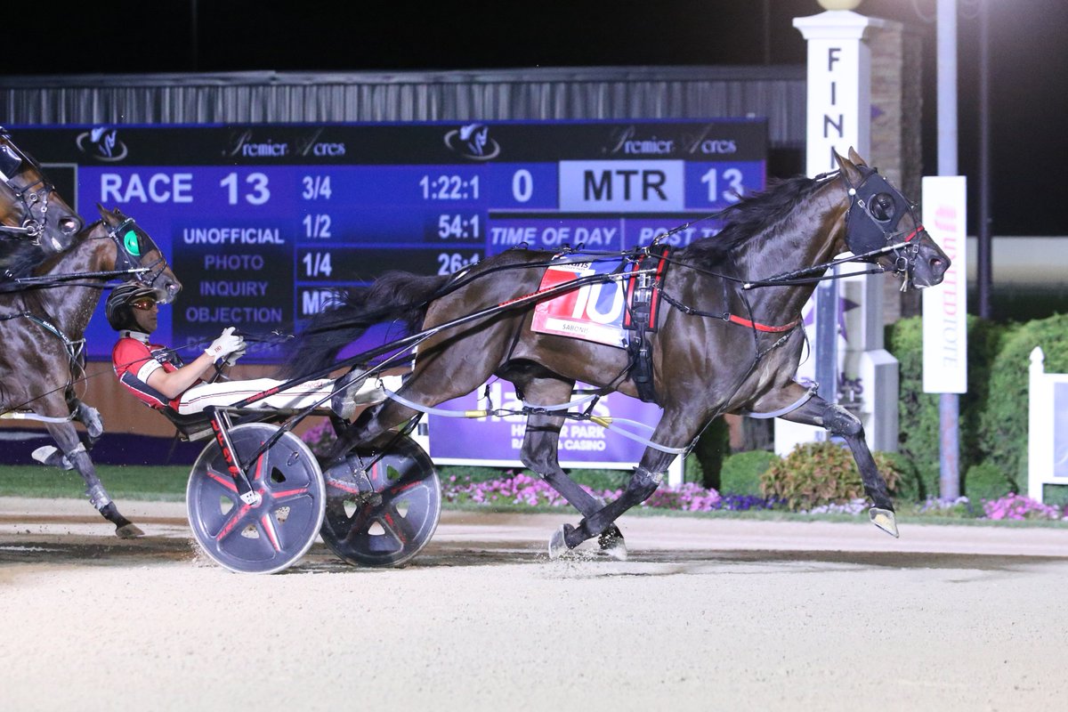 Congratulations to the connections of Sabonis winning the $300,000 Dan Patch Stakes <a href="/HoP_Racing/">Harrah's Hoosier Park</a> in 1:49.2! #PlayHP