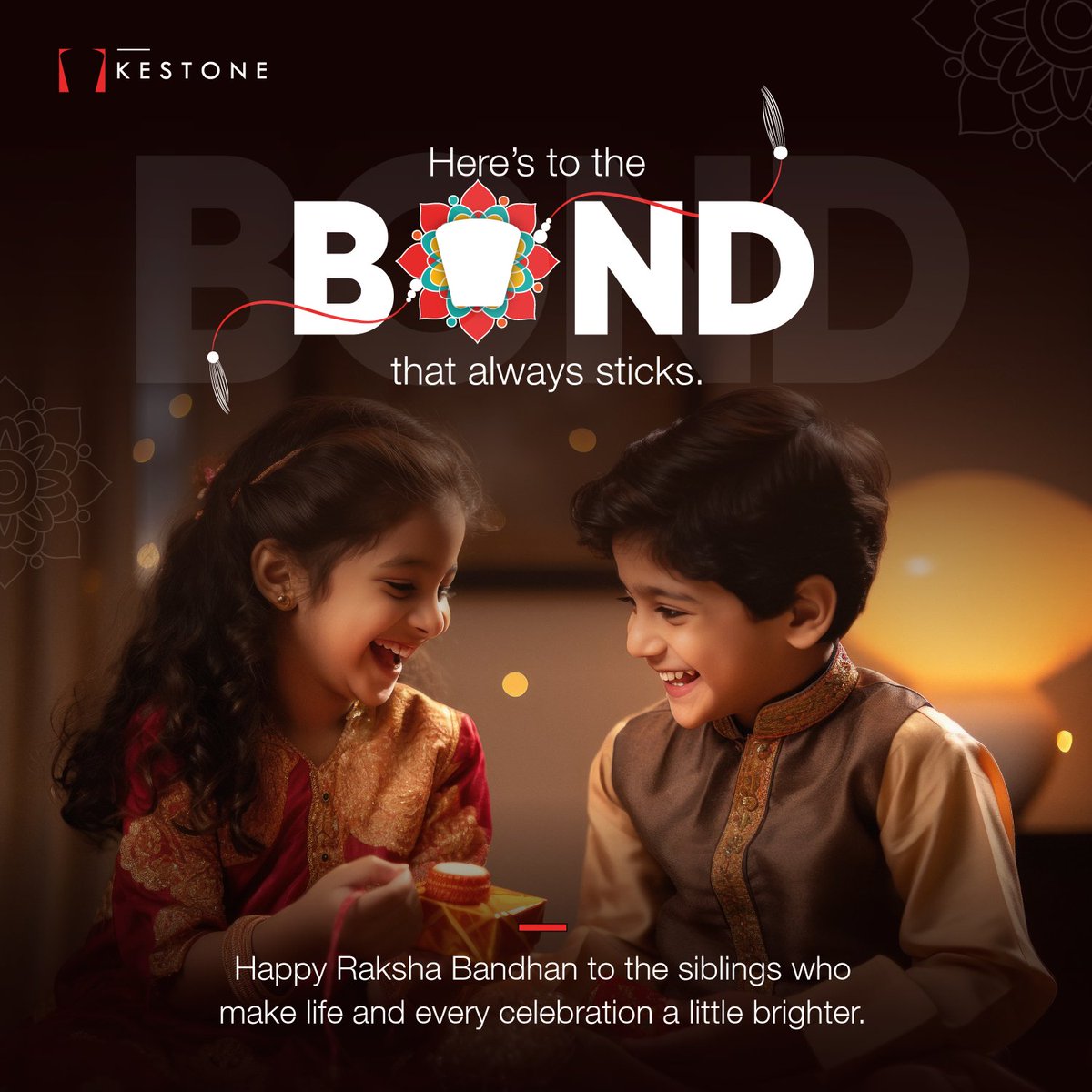 KestoneIMS's tweet image. Threads of love, knots of trust!
Here’s to bonds that only get stronger.

Happy Raksha Bandhan!💫

#Kestone #KestoneGlobal #HappyRakhi #RakshaBandhan2025 #FestivalOfLove