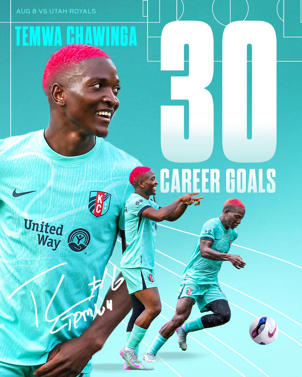 KC Current (@thekccurrent) on Twitter photo TEMWA VS THE WORLD 👑
Chawinga makes <a href="/NWSL/">National Women’s Soccer League</a> history reaching 30 career goals in just 40 matches 🤯 TEMWA VS THE WORLD 👑
Chawinga makes <a href="/NWSL/">National Women’s Soccer League</a> history reaching 30 career goals in just 40 matches 🤯