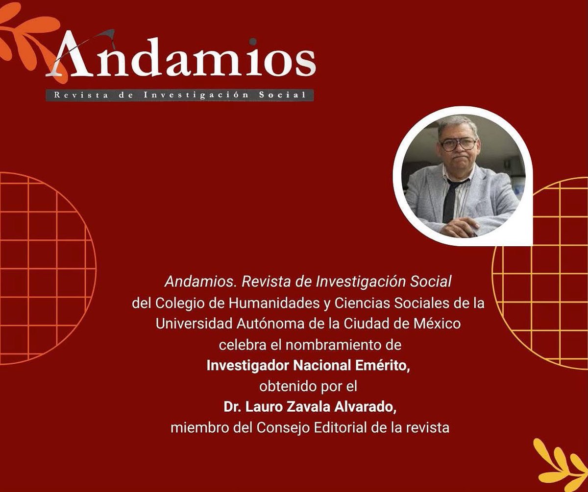 #UACM #RevistaAndamios #Humanidades #CienciasSociales #SomosUACM #OrgulloUACM