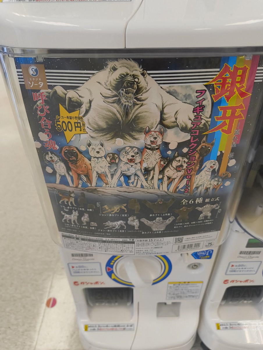 dig_dag_dog's tweet photo. 銀牙伝説のガチャガチャなんてのがあって、思わずクソデカボイスをあげてしまった。
#SDWC #StreetDogsWatchingCollective https://t.co/fUnXU8dTK7