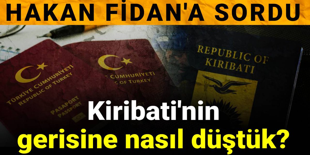 Kiribati'nin gerisine nasıl düştük?

DEVA Partili Karal, itibar kaybını Hakan Fidan'a sordu

halktv.com.tr/gundem/hakan-f…