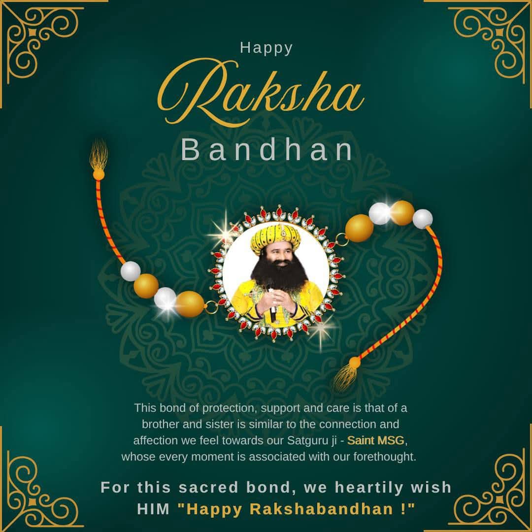 Anil_Insan91's tweet photo. A bond of love between brother &amp; sister is known as #RakshaBandhan ,it is the deepest &amp; purest human emotion. Thank you great guru brother Saint MSG for making us strong &amp; for showing right path of humanity &amp; divinity , happy 
#RakshaBandhan2025 https://t.co/4uZqeLhY7p