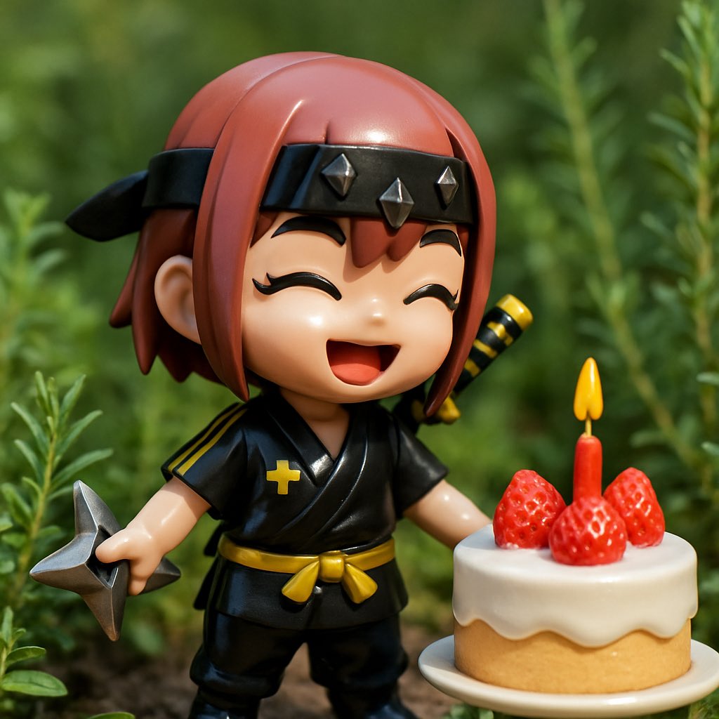 ８月９日はクリプトニンジャ🥷🏻
酉花ちゃんの誕生日💕
おめでとうーー！👏🎉🎉🎉

ケーキは毒手裏剣しまってからどぞ🎂
💐💐💐💐💐💐💐💐💐💐💐💐

#CryptoNinja #Ninjart