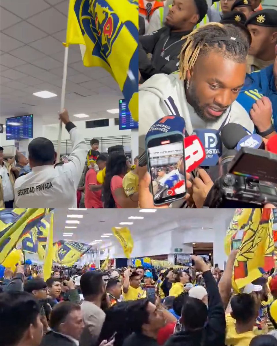 Flashback 🤯🦅🇫🇷

9 de enero del 2018: La afición americanista recibe de manera espectacular a Jérémy Menéz.

8 de agosto del 2025: La afición americanista recibe de manera espectacular a Allan Saint-Maximin. 

¿Logrará cumplir expectativas y brillar más que su compatriota? 🟡🇫🇷