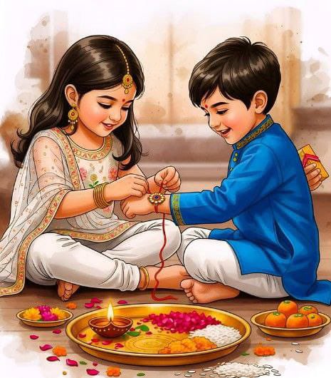 राखड़ी पूनम री आप सगळां नै मोकळी बधाई अर अलेखूं सुभकामनावां ! 🍨
#RakshaBandhan2025 
#राखी
