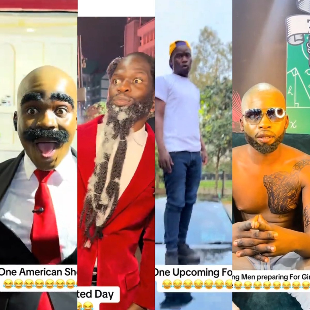 Kenyans never disappoint! Choke Jingli just turned celebrity imitation into an Olympic sport — from imitating Larry Madowo,Steve Harvey Andrew Tate to D.Owuor..all Kenyan stars, every clip hits... i promise you cannot afford to miss this👇😂🧵
