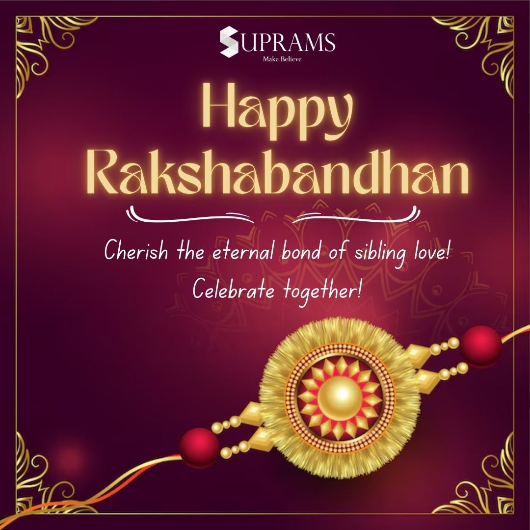 suprams_info's tweet photo. "From protecting your systems to cherishing bonds – Suprams wishes you a Happy Raksha Bandhan! 🪢💻"
.
.
#HappyRakshaBandhan #Rakhi2025 #Suprams #IndianFestival #SiblingBond #Togethernes #TechWithCare #DigitalProtection #Relations https://t.co/ZEM0vIw5pt