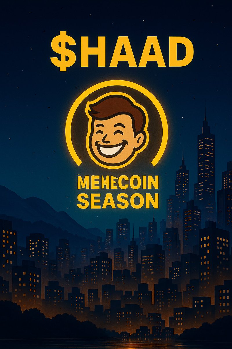 $HAAD isn’t here to join memecoin season…
We’re here to OWN it. 🚀🔥
#HAAD #MemecoinSeason