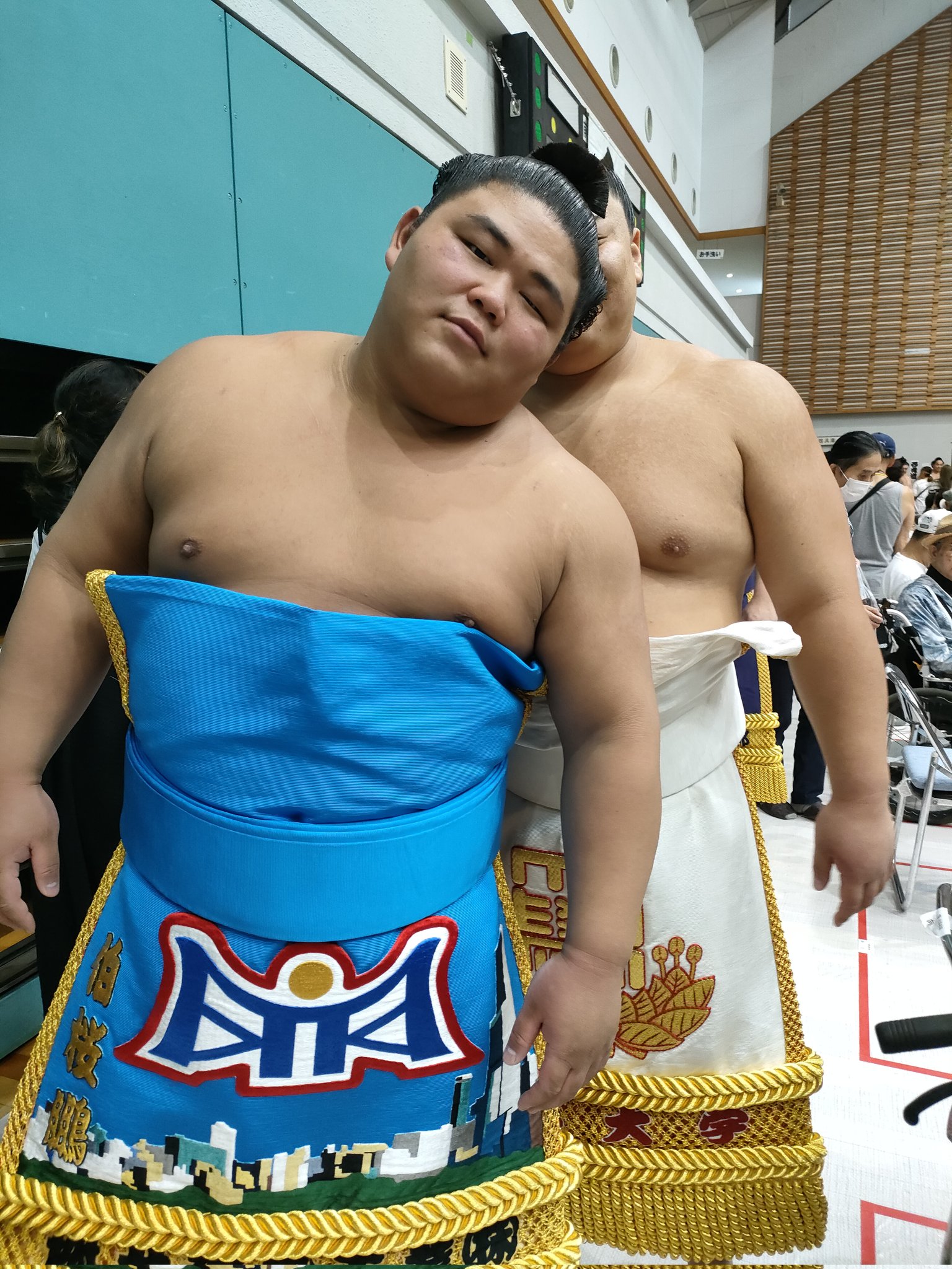 着物 反物 青 白 ストライプ 岐阜古農相撲 相撲 夏場所 イベント：令和7年夏巡業 大相撲岐阜場所 | 岐阜新聞デジタル