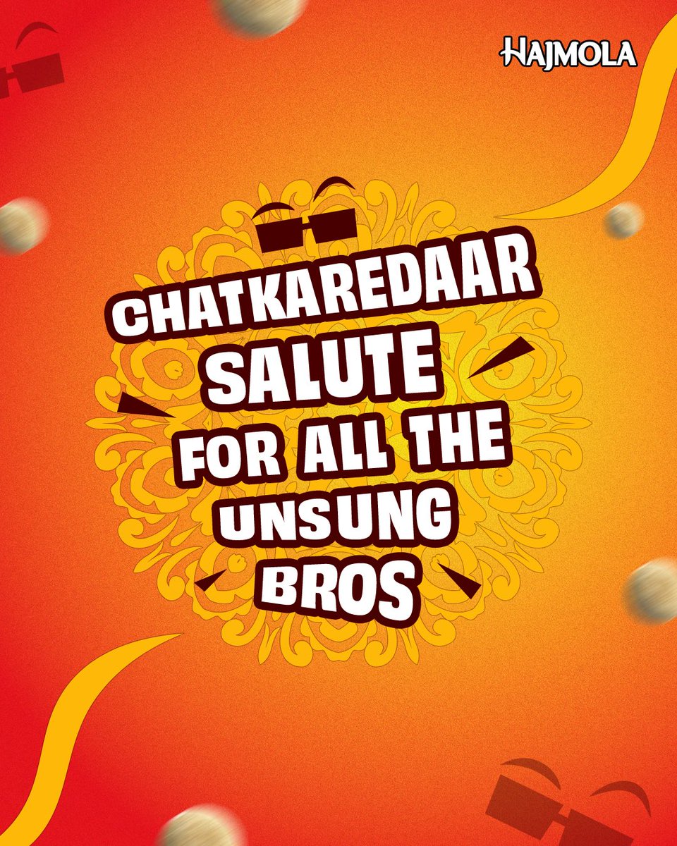 DaburHajmola's tweet photo. Iss Rakshabandhan, ek chatkara un bhaiyon ke naam jo saal bhar bane rahe humare life
ke default problem-solver!
#Rakshabandhan #Rakhi #Hajmola #Chatkara #DaburHajmola #MrAam #LimCola #ChatCola #Regular #Pudina #Imli #Anardana #Flavours #hajmolakachatkara https://t.co/iikXB69Ax1